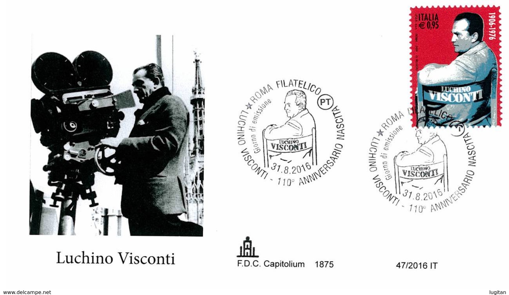 Fdc su Luchino Visconti.jpg